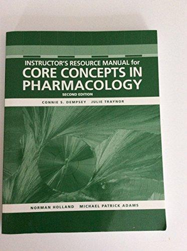 Book Instructor's Resource Manual For Core Concepts In Pharmacology free
