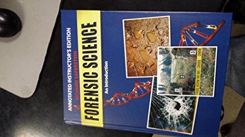 Book Forensic Science An Introduction Annotated Instructor's Edition free