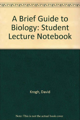 Book A Student Lecture Notebook For Brief Guide To Biology free