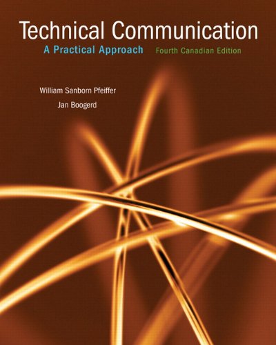 Book Technical Communication, Fourth Canadian Edition (4th Edition) free