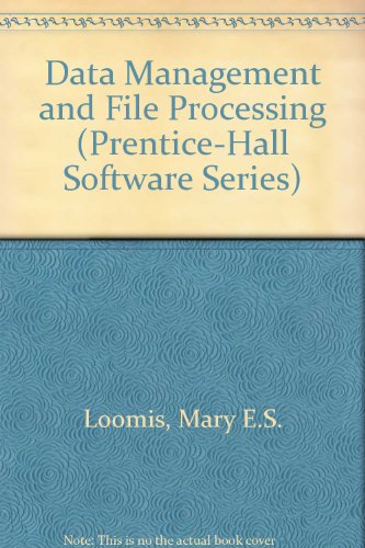 Book Data Management and File Processing (Prentice-Hall Software Series) free