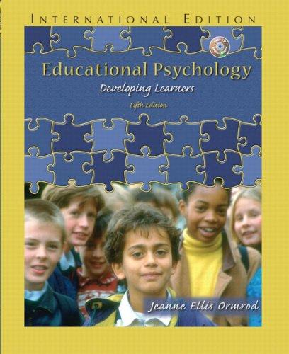 Book Educational Psychology: Developing Learners free
