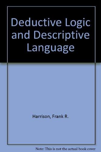Book Deductive Logic And Descriptive Language free