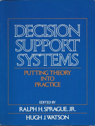 Book Decision support systems: Putting theory into practice free