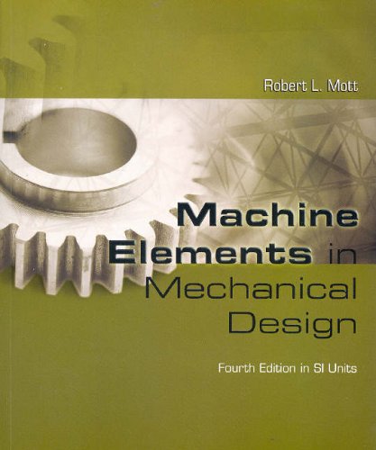Book Machine Elements in Mechanical Design SI Version free