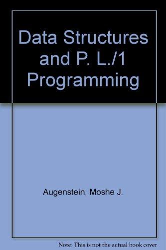 Book Data Structures and Pl/I Programming free