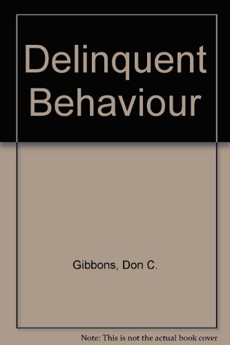 Book Delinquent Behavior free