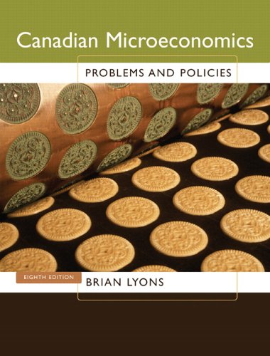 Book Canadian Microeconomics: Problems and Policies free