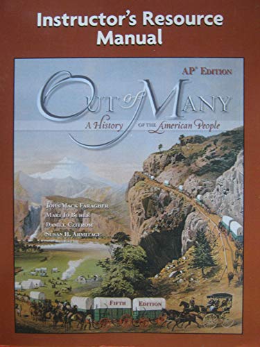 Book Out of Many AP* edition Instructor's Resource Manual free