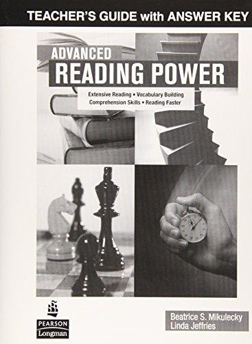 Book Advanced Reading Power: Teacher's Guide with Answer Key free
