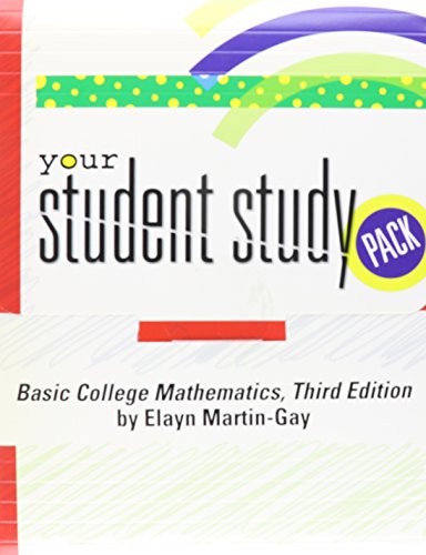 Book Student Study Pack for Basic College Mathematics free