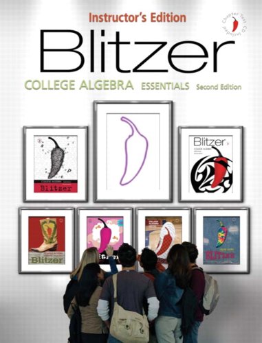 Book College Algebra Essential, Instructor's Edition (Book & CD) free