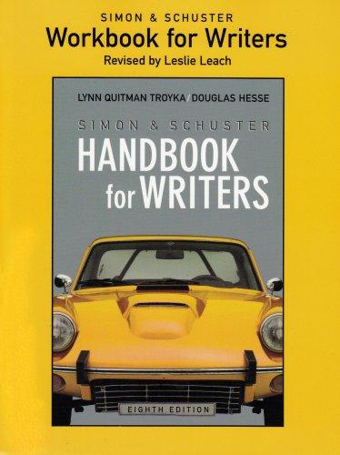 Book Simon and Schuster Workbook for Writers for Simon & Schuster Handbook for Writers free