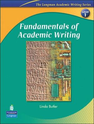 Book Fundamentals of Academic Writing (the Longman Academic Writing Series, Level 1)   [FUNDAMENTALS OF ACADEMIC WRITI] [Paperback] free