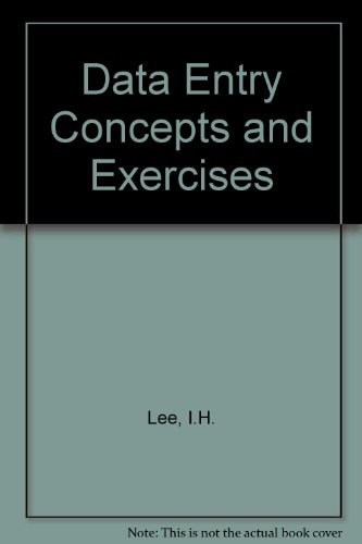 Book Data Entry Concepts And Exercises free