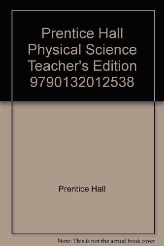 Book Teacher's Edition Science Explorer Prentice Hall Physical Science free