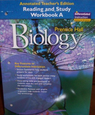 Book Biology, Reading and Study Workbook A, Annotated Teacher's Edition, 9780132013567, 0132013568, 2008 free