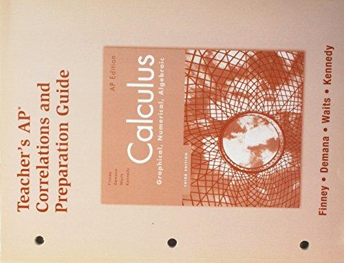 Book Calculus: teachers ap correlations and preparation guide free