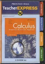 Book Prentice Hall Calculus: Graphical, Numerical, Algebraic, AP Edition (TeacherExpress) free