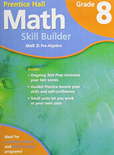 Book Math Summer School Program Grade 8 Unit 3: Pre Algebra 2007c free