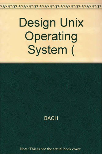 Book Design Unix Operating System ( free