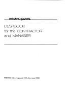 Book Deskbook for the Contractor and Manager free