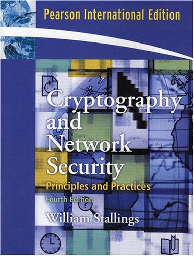 Book Cryptography and Network Security (4th Edition) free