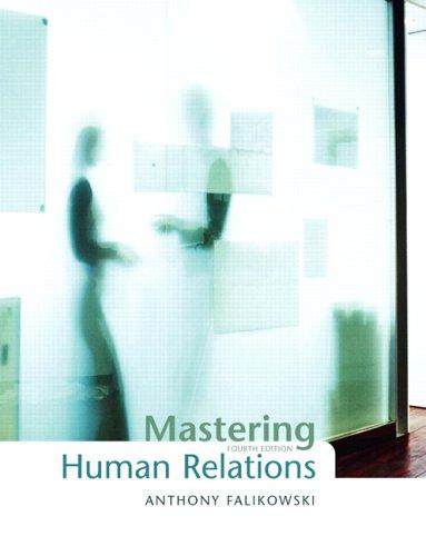 Book Mastering Human Relations (4th Edition) free