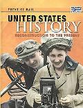 Book UNITED STATES HISTORY RECONSTRUCTION TO THE PRESENT STUDENT EDITION     2008C free