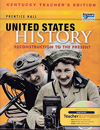 Book United States History: Reconstruction To The Present - Ky Teacher's Edition free