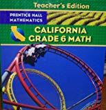 Book California Grade 6 Math (Teacher's Edition) free