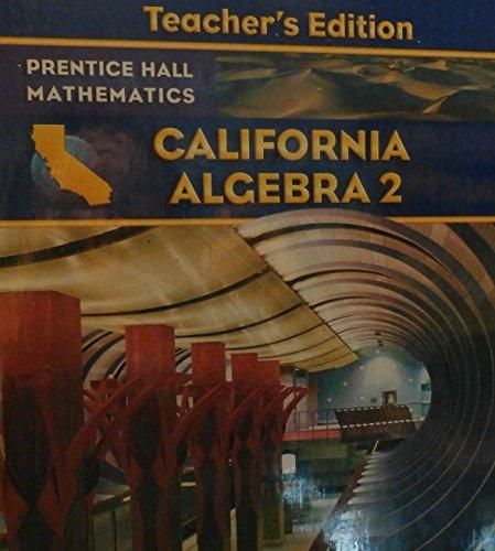 Book Algebra 2 (CA) (TE) by Bellman (2008) Hardcover free