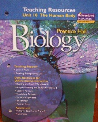 Book Unit 10: The Human Body; Teaching Resources (biology) free