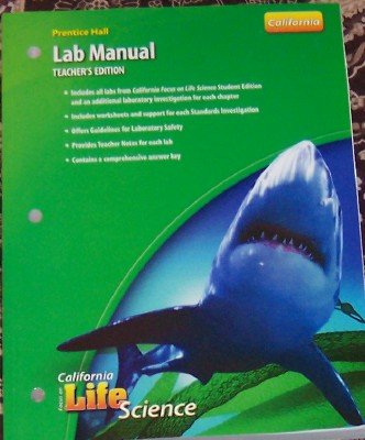 Book Prentice Hall Lab Manual (Focus on California Life Science, Teacher's Edition) free