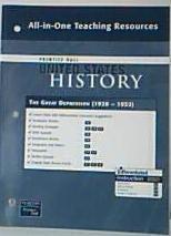 Book Prentice Hall United States History All-in-one Teaching Resources The Great Depression (1928-1932). (paperback) free