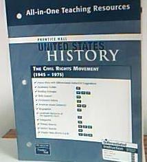 Book Prentice Hall United States History All-in-one Teaching Resources. The Civil Rights Movement. (paperback) free