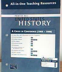Book Prentice Hall United States History All-in-one Teaching Resources A Crisis In Confidence. (1968-1980). (paperback) free