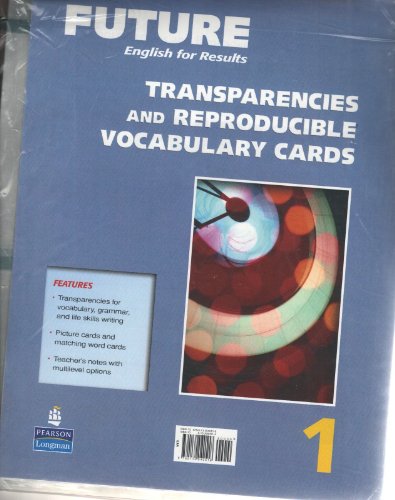 Book Future 1 Transparencies and Reproducible Vocabulary Cards Pkg free