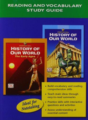 Book HISTORY OF OUR WORLD READING AND VOCABULARY STUDY GUIDE ENGLISH free