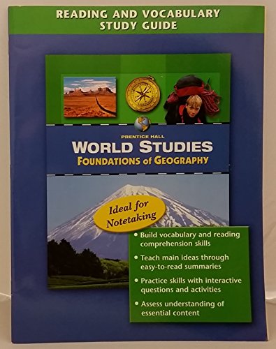Book World Studies Foundations Of Geography Reading And Vocabulary Study      Guide 2008c free