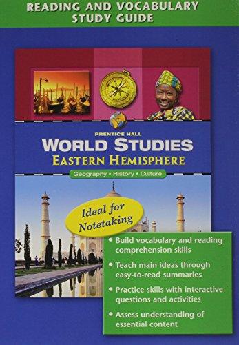Book WORLD STUDIES EASTERN HEMISPHERE READING AND VOCABULARY STUDY GUIDE     2008C free