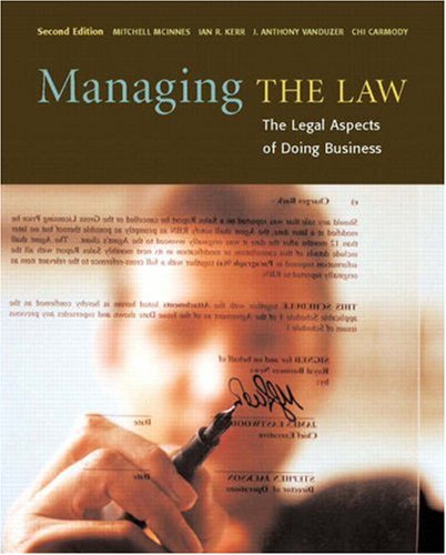 Book Managing the Law: The Legal Aspects of Doing Business free