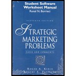 Book Strategic Marketing Prob. Worksheet Man. - With CD free