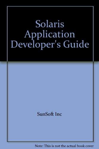 Book Solaris Application Developer's Guide free