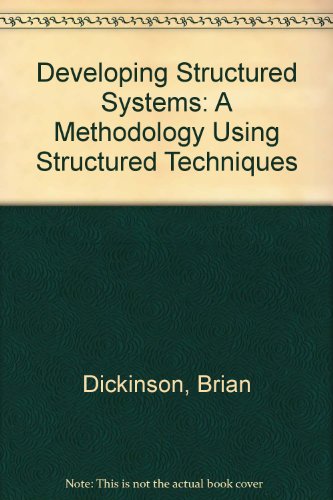 Book Developing Structured Systems: A Methodology Using Structured Techniques free