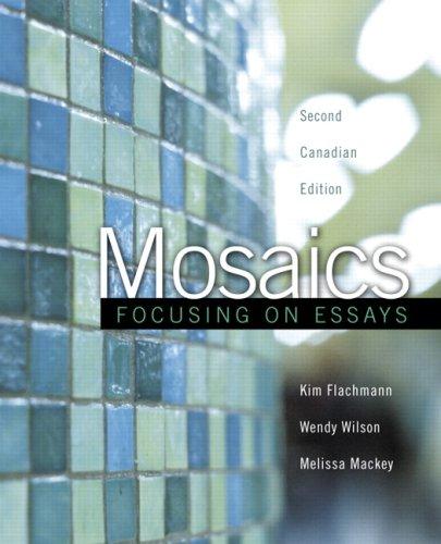 Book Mosaics: Focusing on Essays, Second Canadian Edition (2nd Edition) free