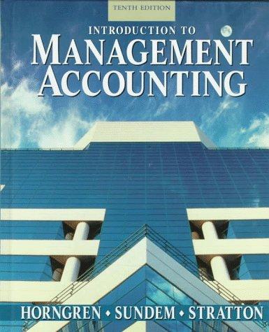 Book Introduction to Management Accounting free