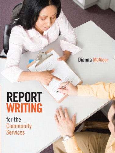 Book Report Writing for the Community Services, First Edition free