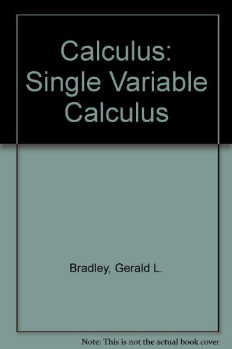 Book Single Variable Calculus free