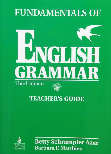 Book Fundamentals of English Grammar, Teacher's Guide (Book & CD) free
